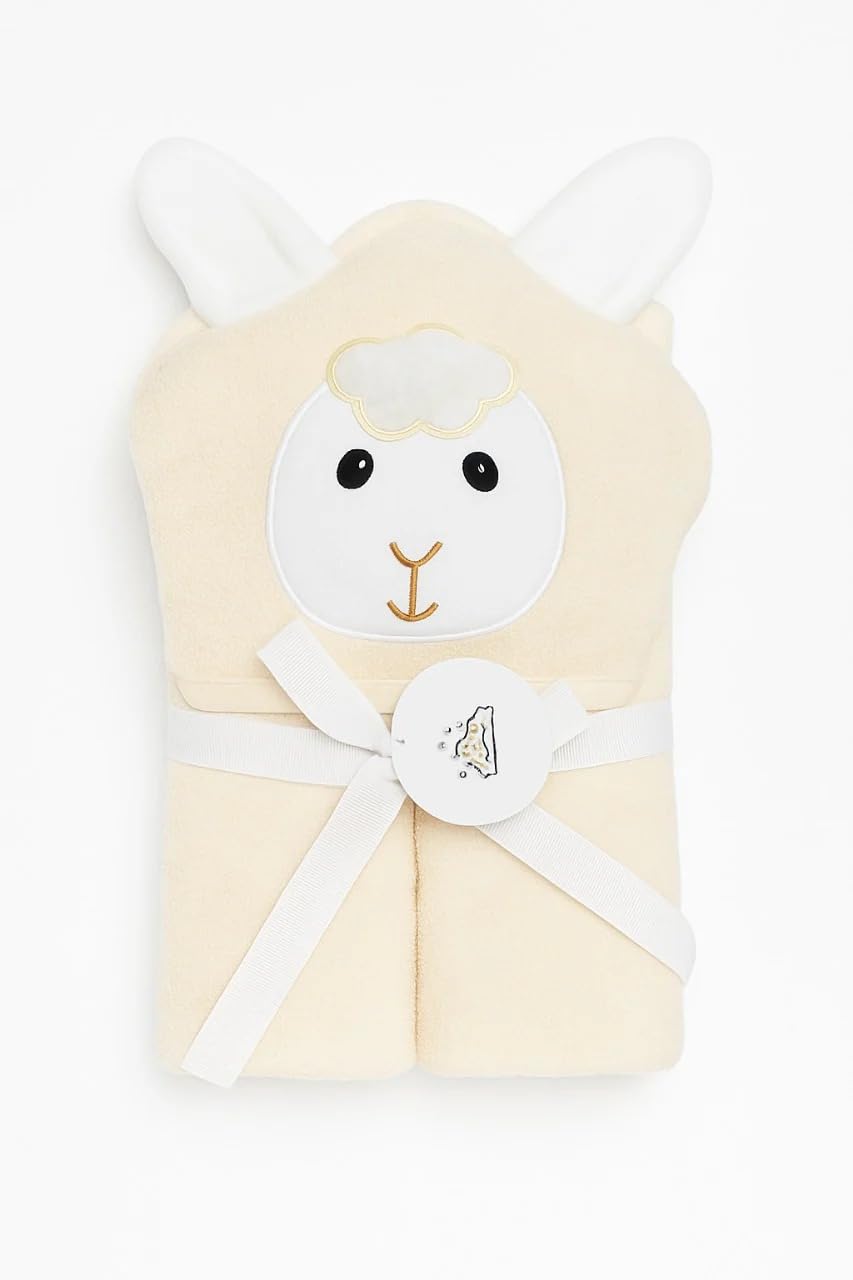 Baby Hooded Towel – Cuddly Sheep