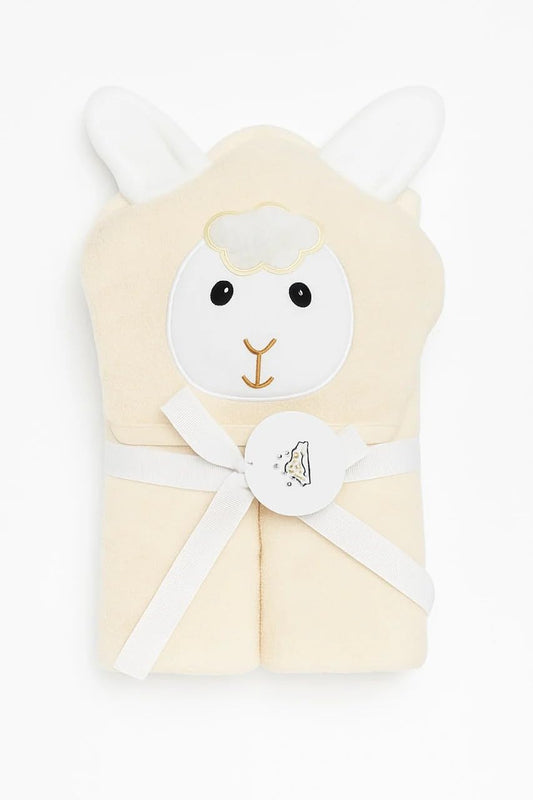 Baby Hooded Towel – Cuddly Sheep