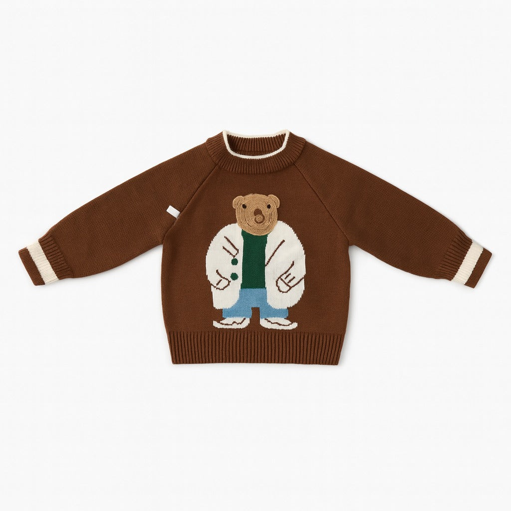 Knitted Baby Sweater - Fudge Buddy