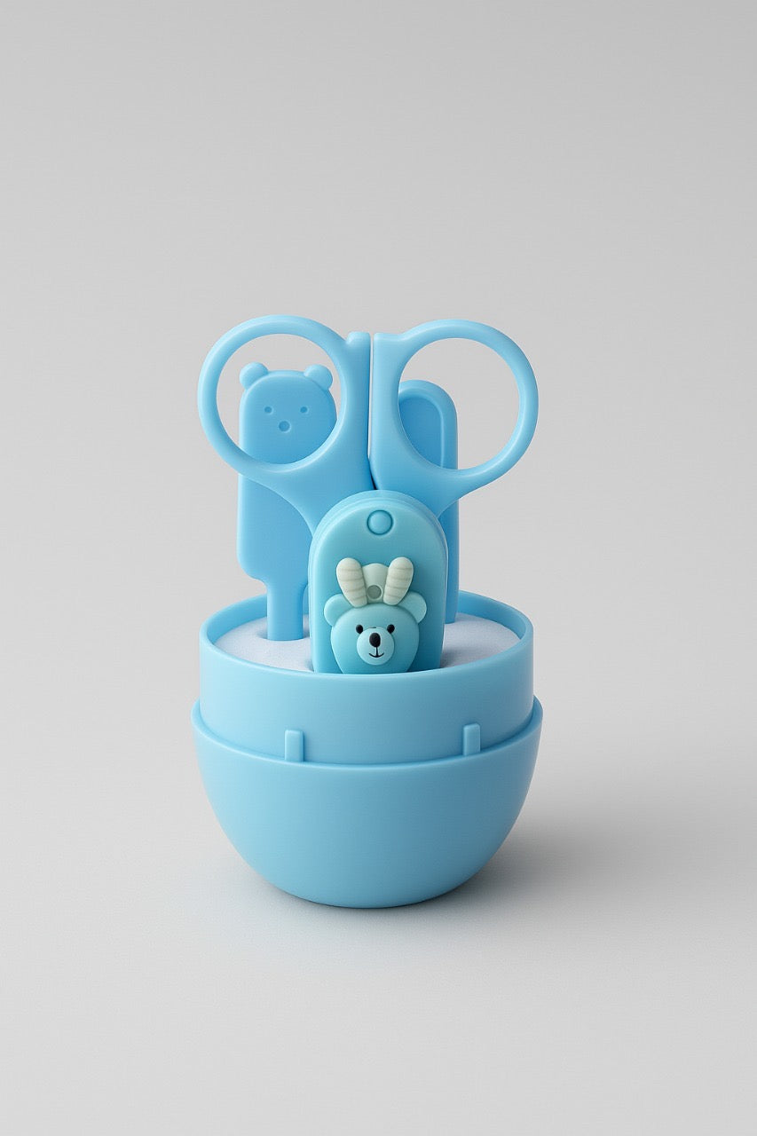 Baby Grooming Kit With Scissors- blue