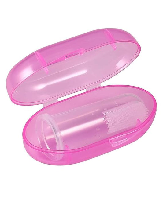 Baby Silicone Finger ToothBrush With Case