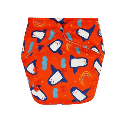 Reusable Cloth Diaper - Penguin Party