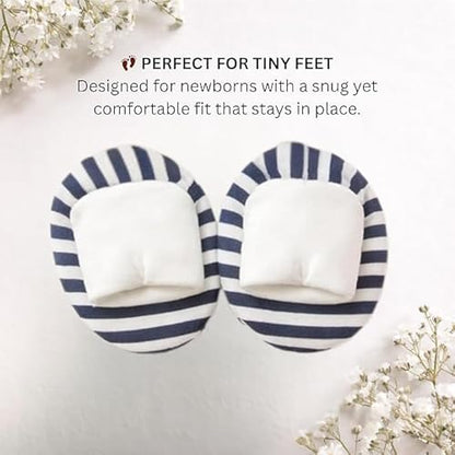 Baby Assorted Booties - Set of 6 Mix Print