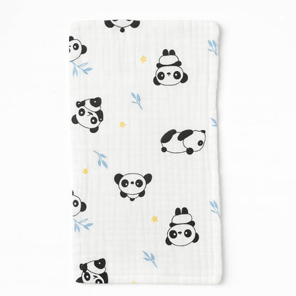 Organic Cotton Burp Cloth - Peek-a-Panda