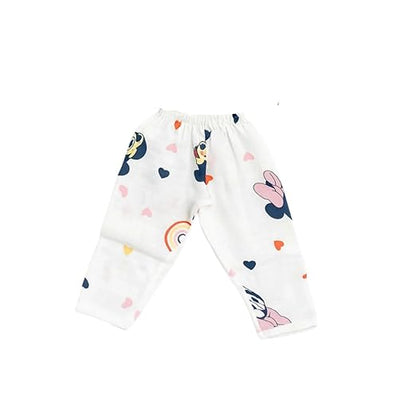 Muslin Full Sleeves Jhabla Set - Organic Cotton Muslin - Mickey Love