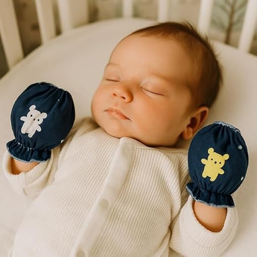 Baby Assorted Mittens - Set of 12 Mix Print