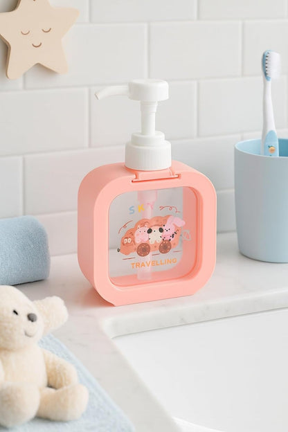 Soap Dispenser - Cartoon Design - Pink