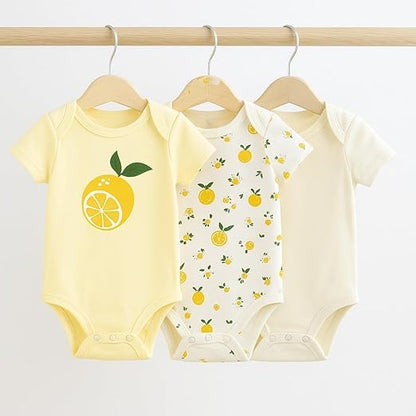 Cotton Baby Onesie - Zesty Lemon