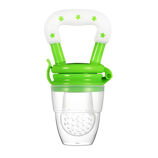 Silicone Fruit Nibbler - Green Star Handle