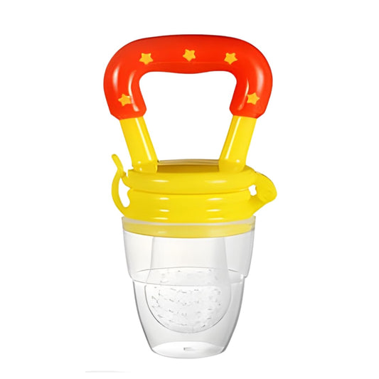 Silicone Fruit Nibbler - Yellow Star Handle