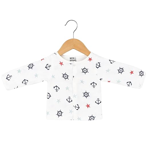 Muslin Full Sleeves Jhabla Set - Organic Cotton Muslin - Sailor Star