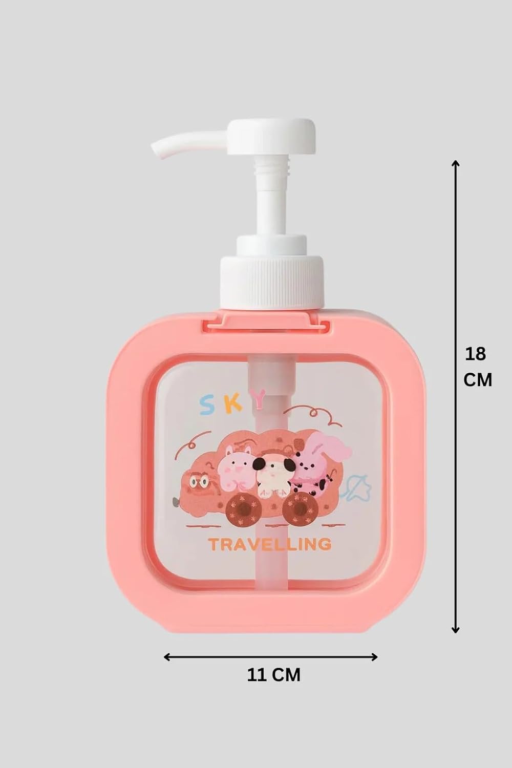 Soap Dispenser - Cartoon Design - Pink