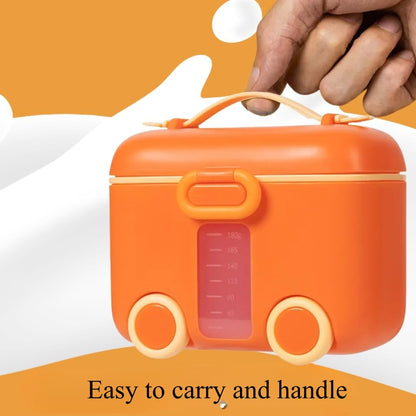 Milk Powder & Food Dispenser Container - Orange
