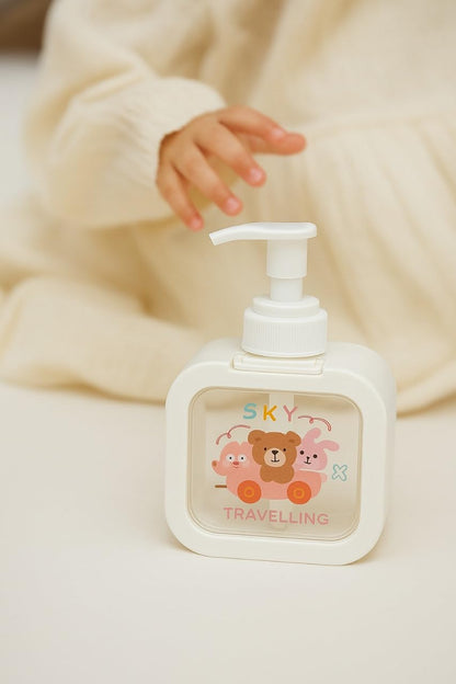 Soap Dispenser - Cartoon Design - White