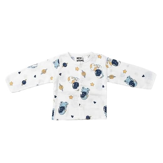 Muslin Full Sleeves Jhabla Set - Galaxy Woofs