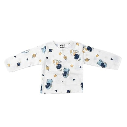 Muslin Full Sleeves Jhabla Set - Galaxy Woofs