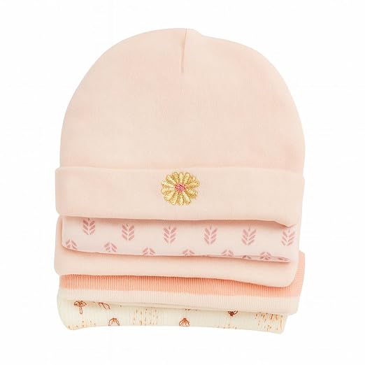 Unisex Baby Beanies Set of 5 - Little Lamb