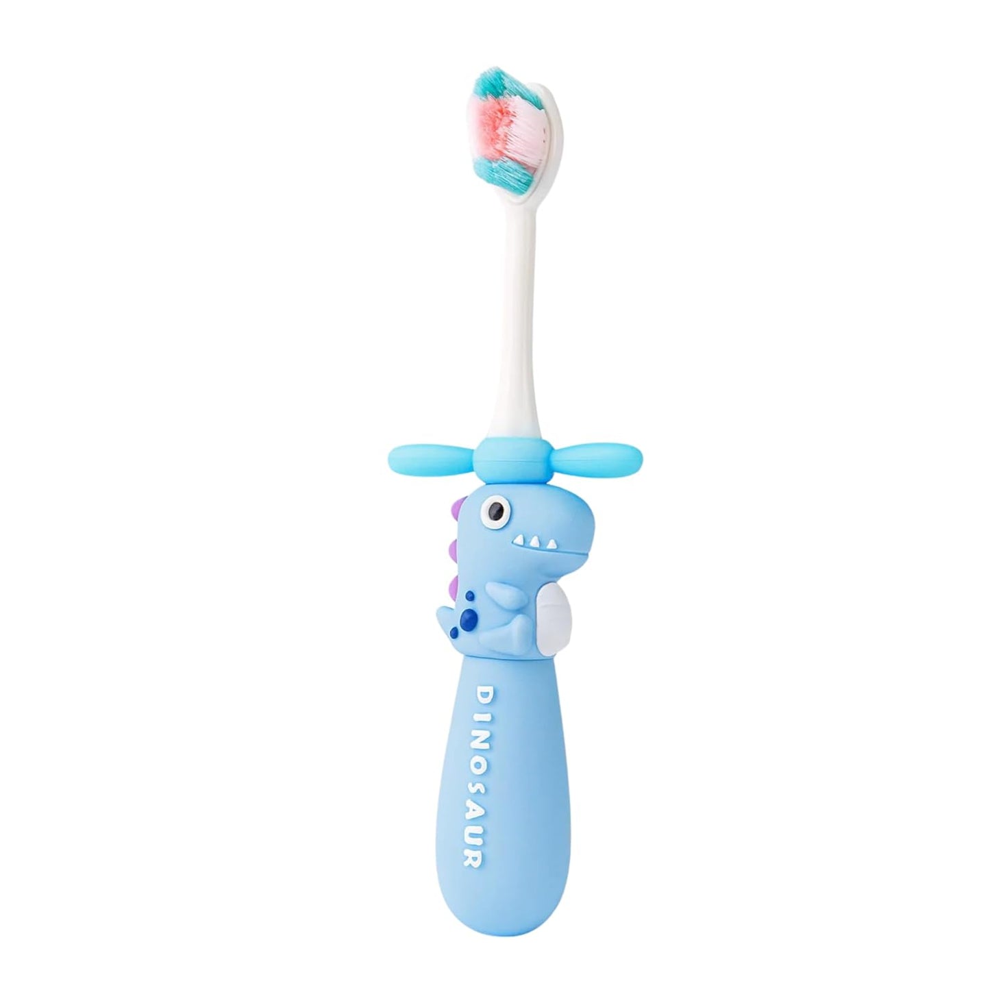 Kids Toothbrush - Blue Twisty Dino