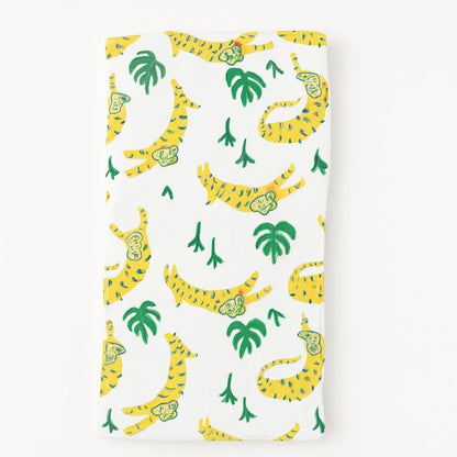 Organic Cotton Burp Cloth - Jungle Paws