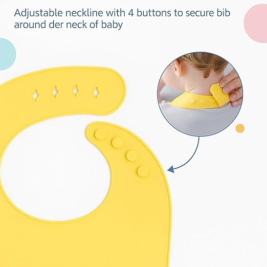Silicone Feeding Bib - Burger Buddy