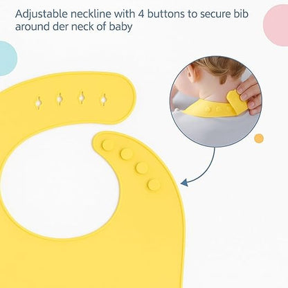 Silicone Feeding Bib - Burger Buddy