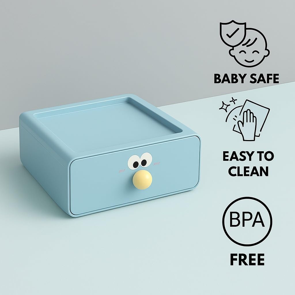 Cute Storage Drawer - Blue