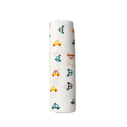 Baby Muslin Swaddle - Tiny Wheels