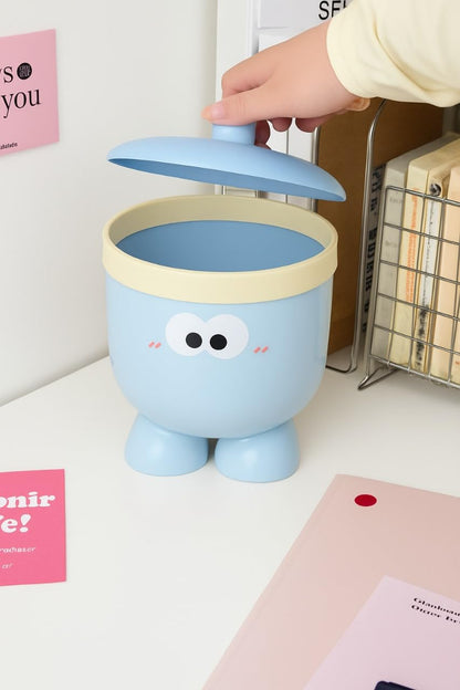 Dustbin - Blushy Buddy - Blue