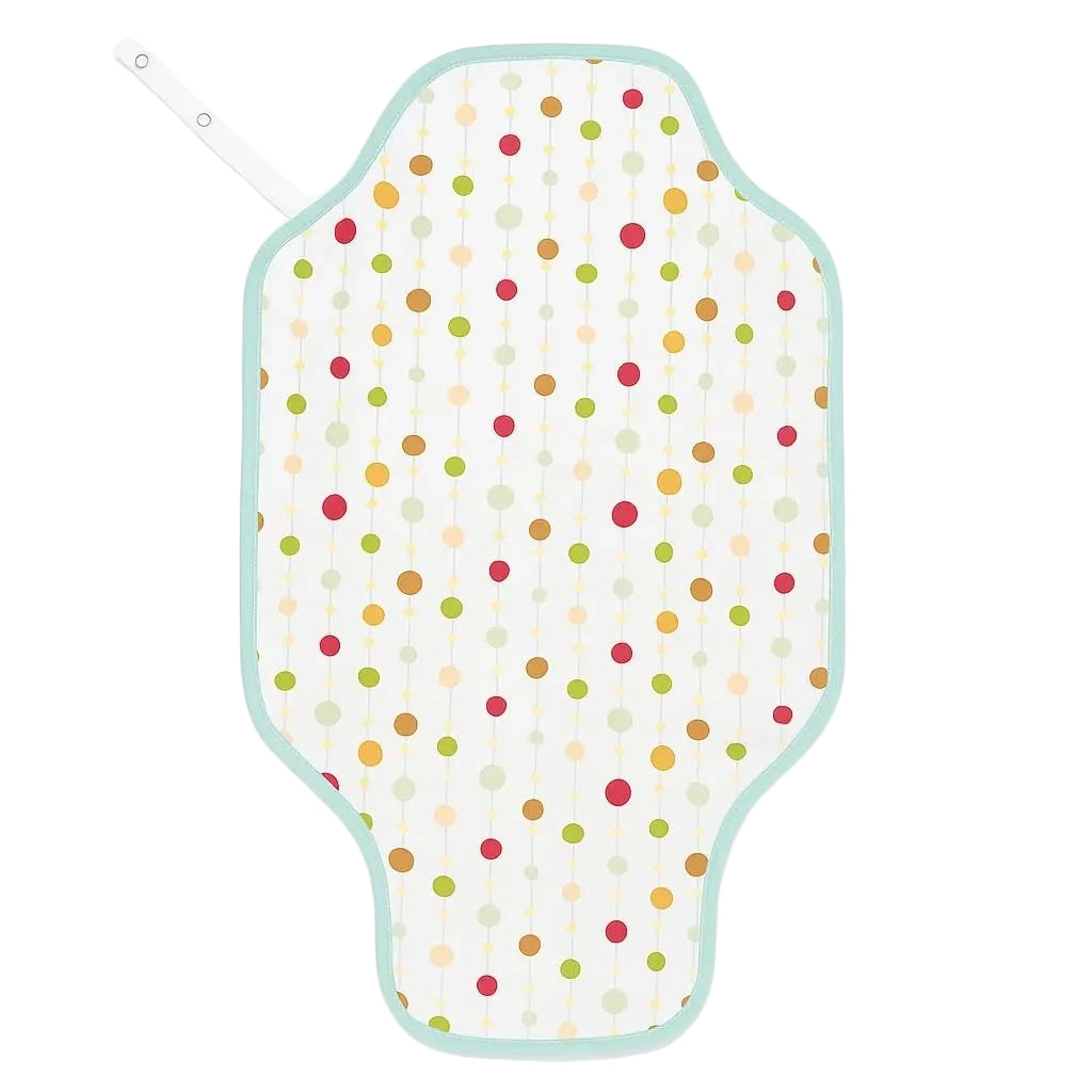 Portable Diaper Changing Mat - Colourful Polka