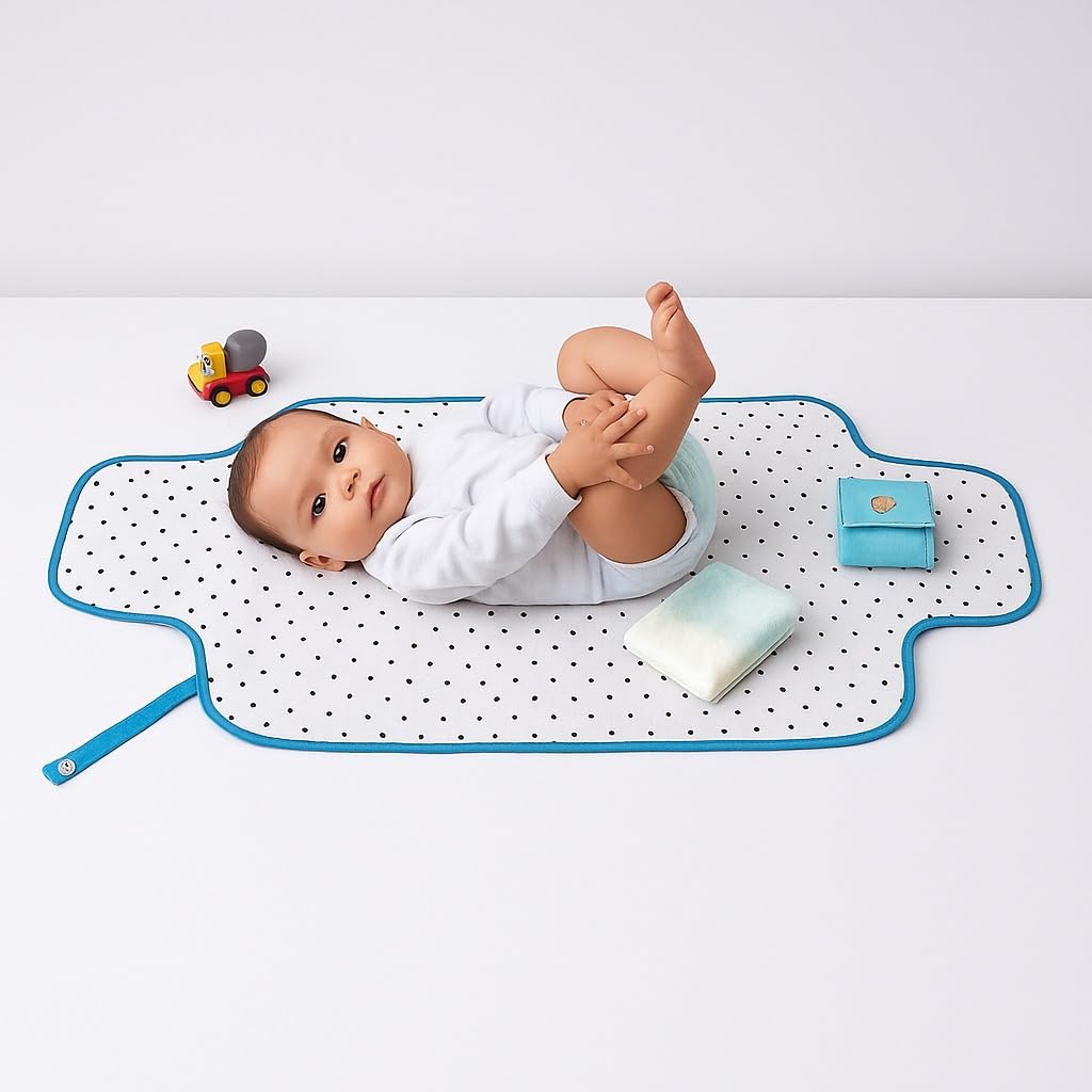 Portable Diaper Changing Mat - Tiny Dots