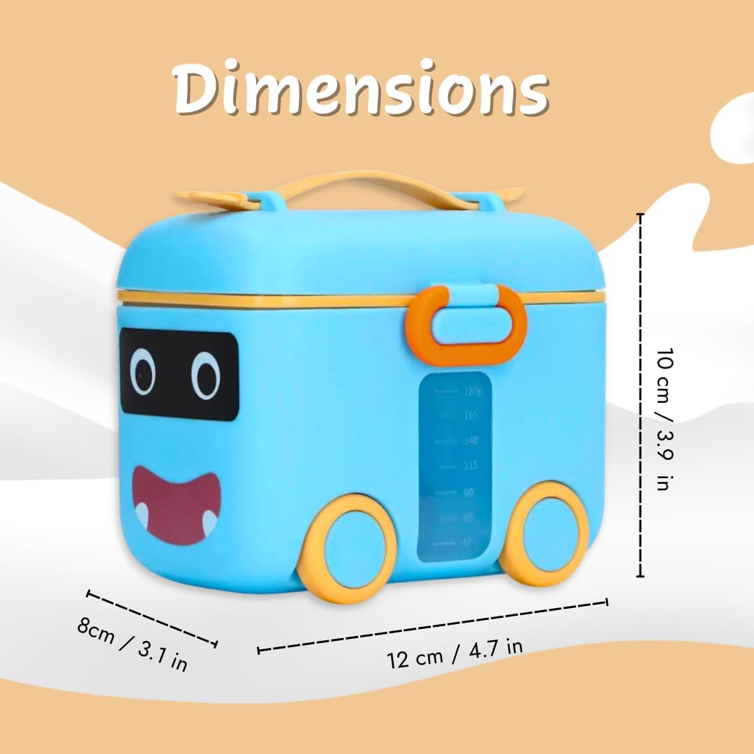 Milk Powder & Food Dispenser Container - Blue