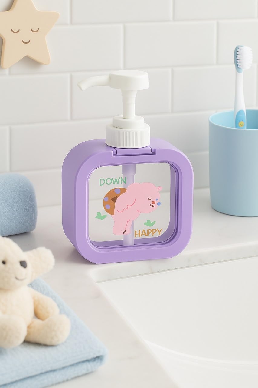 Soap Dispenser - Cartoon Design - Lavender