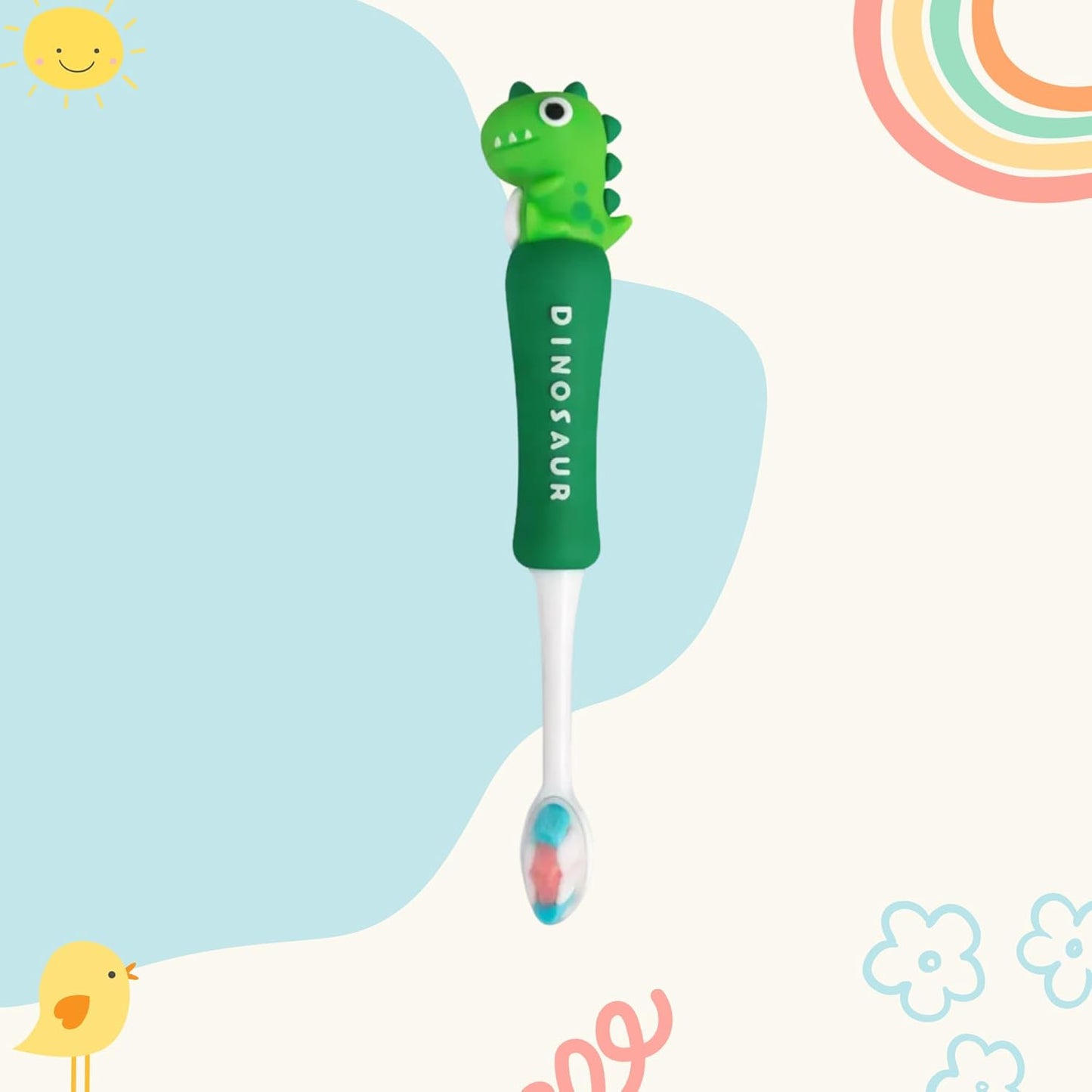 Kids Toothbrush - Forest Dino