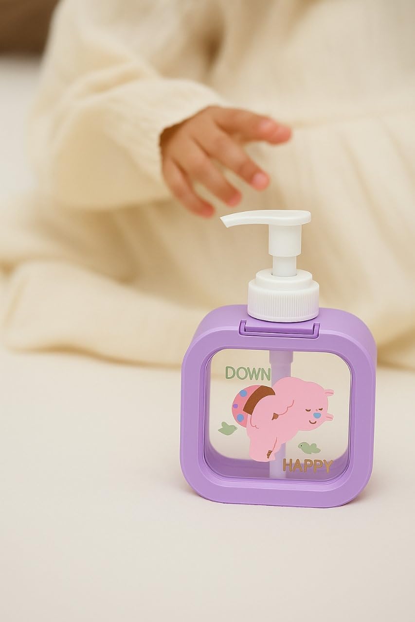 Soap Dispenser - Cartoon Design - Lavender