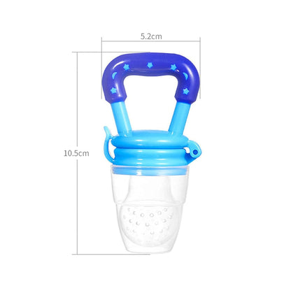 Silicone Fruit Nibbler - Blue Star Handle