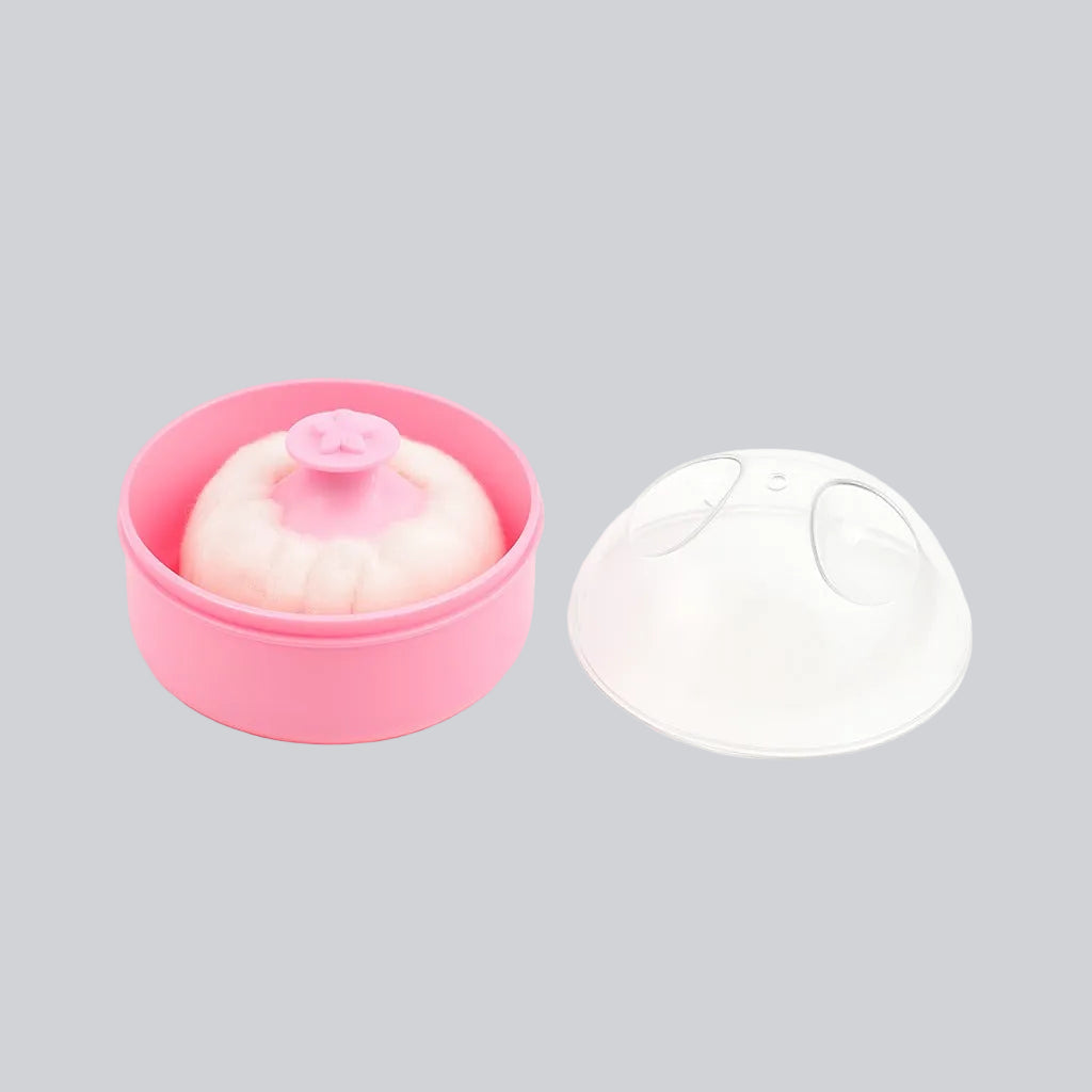 Powder Puff With Case - Berry Fluff