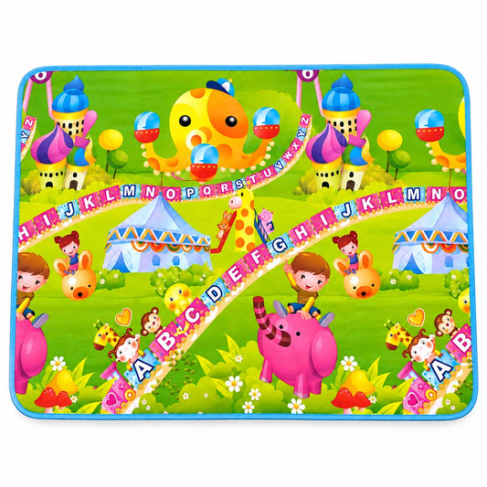 Reversible Baby Play Mat - Circus Fun & Ocean Sun