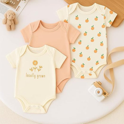 Cotton Baby Onesie - Sweet blossom