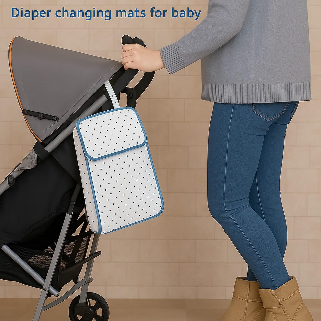 Portable Diaper Changing Mat - Tiny Dots