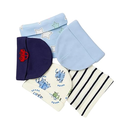 Unisex Baby Beanies Set of 5 - Little Racer