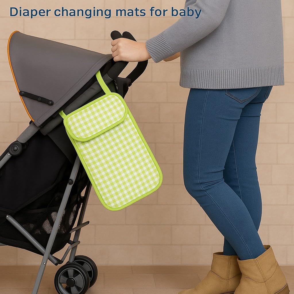 Portable Diaper Changing Mat - Fresh Checks