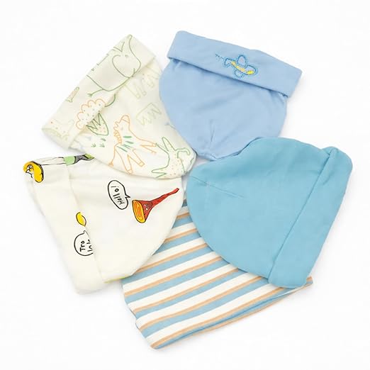 Unisex Baby Beanies Set of 5 - Sky Explorer