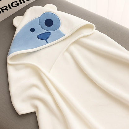 Baby Hooded Towel – Cozy Blue Bear