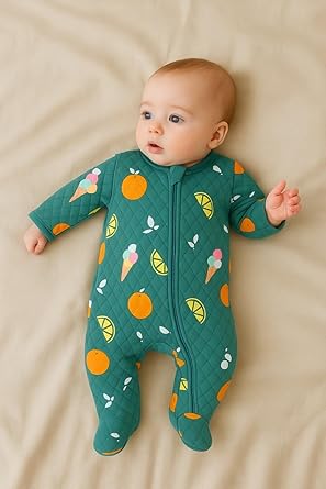 Quilted Sleepsuit - Fruity Dreams