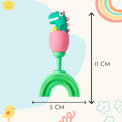 U-Shaped Toothbrush - Smile-O-Saurus