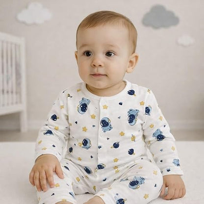 Muslin Full Sleeves Jhabla Set - Galaxy Woofs