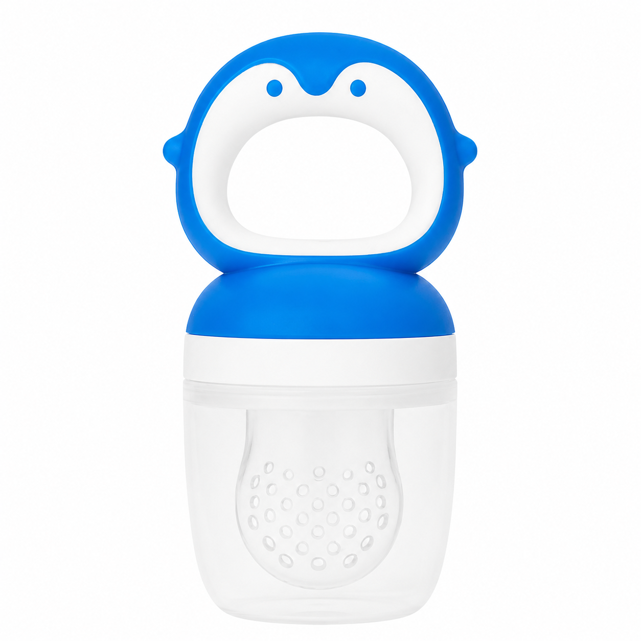 Silicone Fruit Nibbler - Blue Penguin Pop