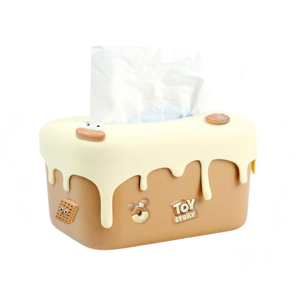 Decorative Baby Wipes & Tissue Storage Box - Brownie Drip