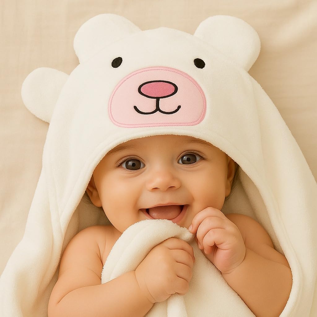 Baby Hooded Towel – Polar Bear