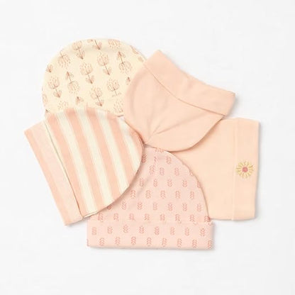 Unisex Baby Beanies Set of 5 - Little Lamb
